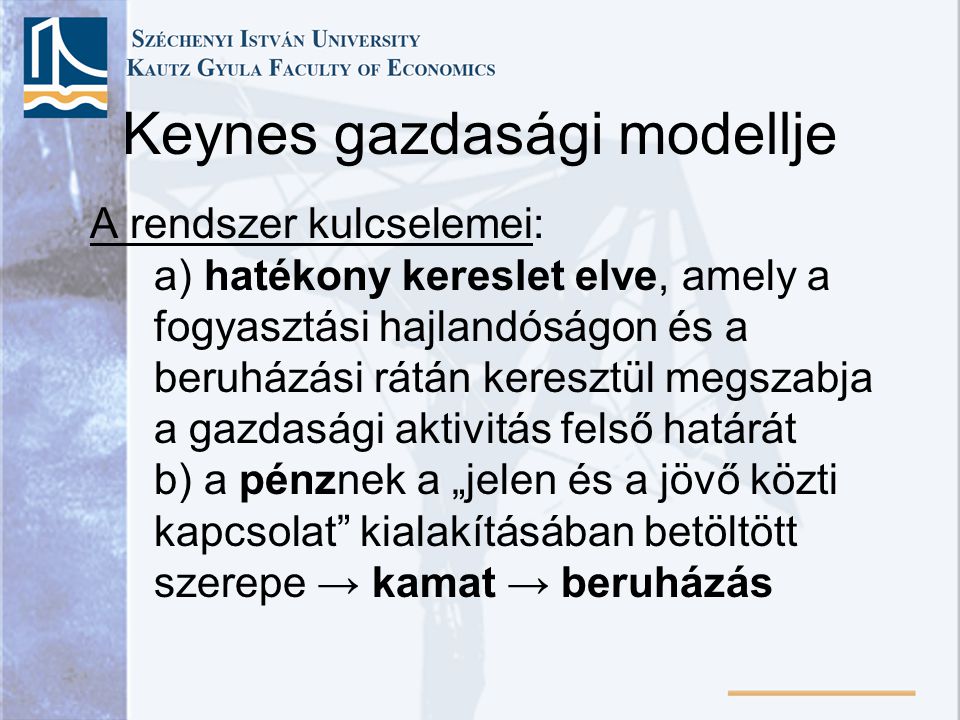 Keynes gazdasági modellje