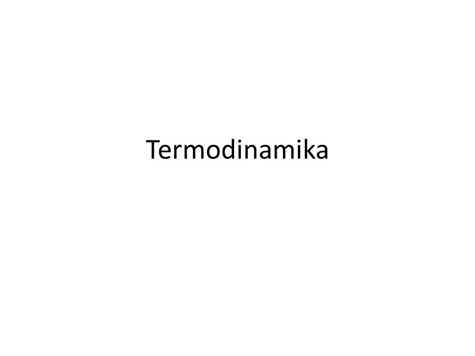 Termodinamika
