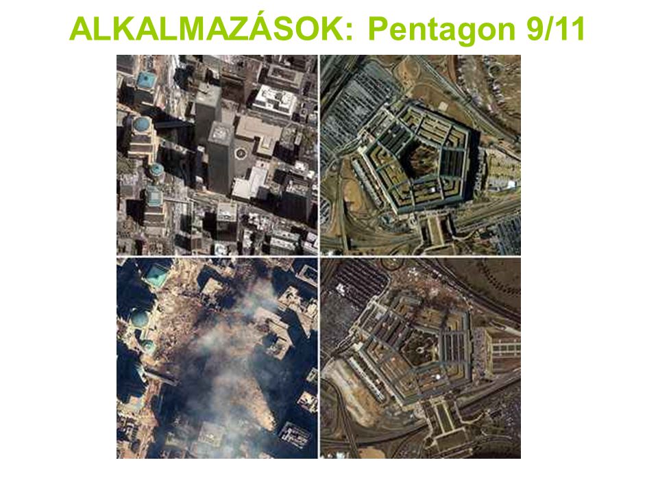 ALKALMAZÁSOK: Pentagon 9/11