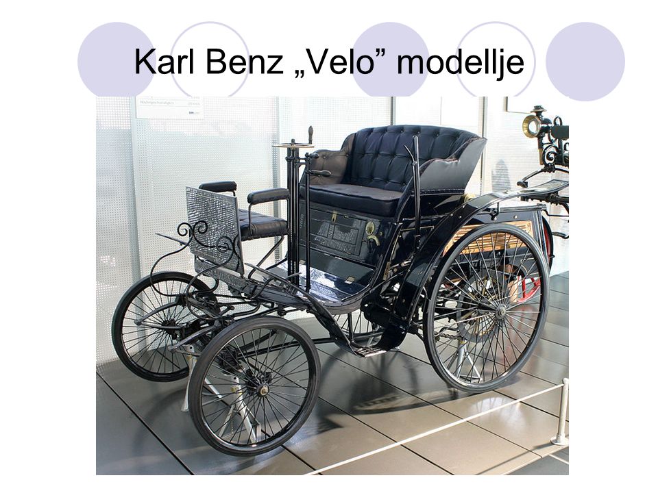 Karl Benz „Velo modellje