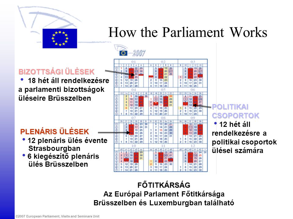 How the Parliament Works