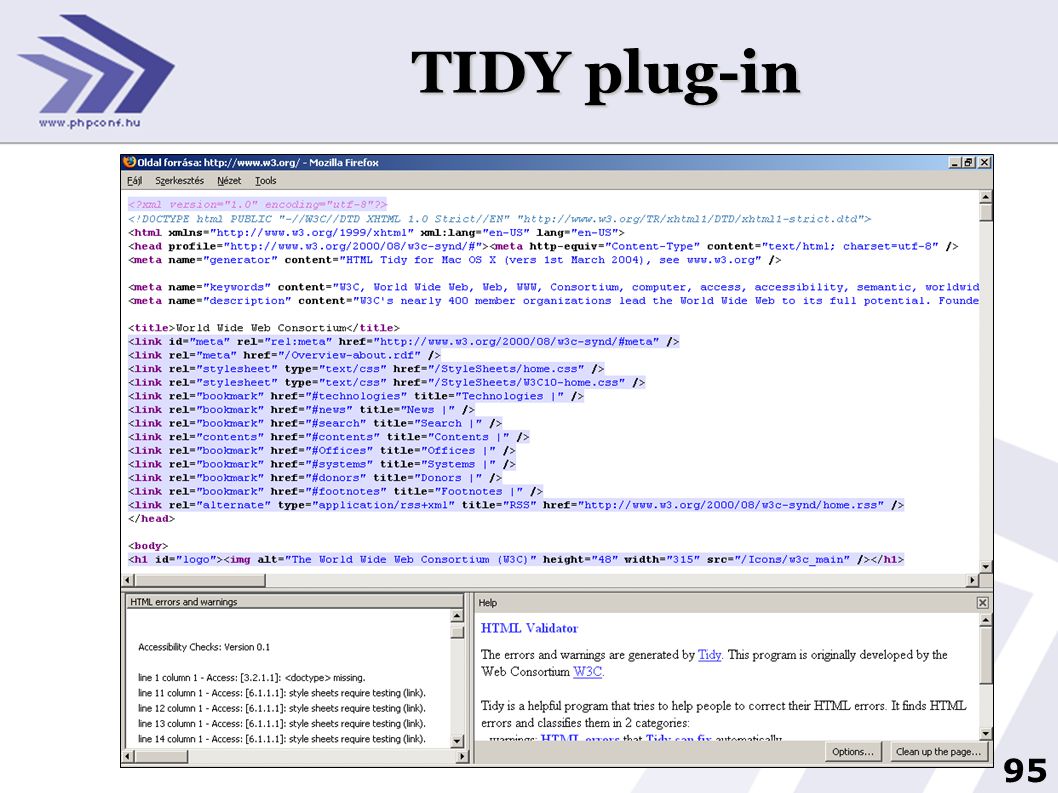 TIDY plug-in