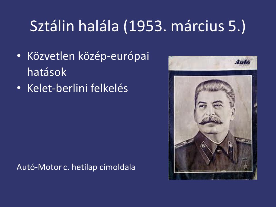 Sztálin halála (1953. március 5.)