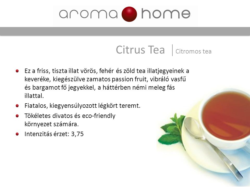 Citrus Tea Citromos tea
