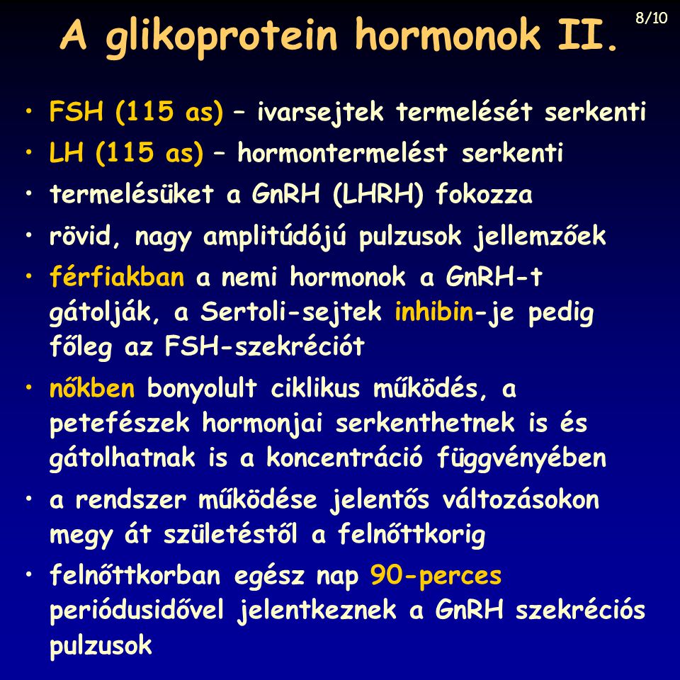 A glikoprotein hormonok II.