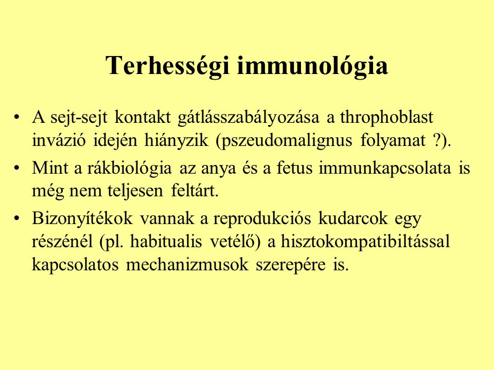 Terhességi immunológia