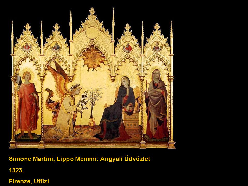 Simone Martini, Lippo Memmi: Angyali Üdvözlet
