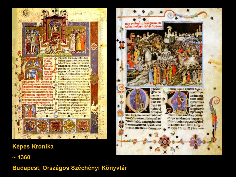 Képes Krónika ~ 1360 Budapest, Országos Széchényi Könyvtár