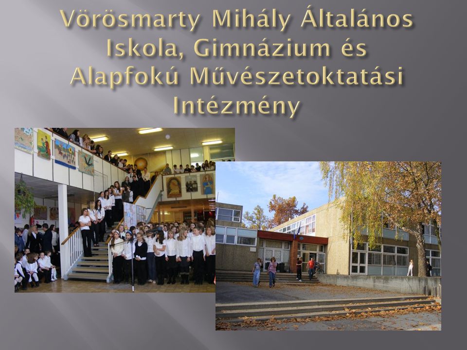Vörösmarty Mihály Általános Iskola, Gimnázium és Alapfokú Művészetoktatási Intézmény