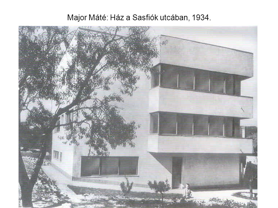 Major Máté: Ház a Sasfiók utcában, 1934.