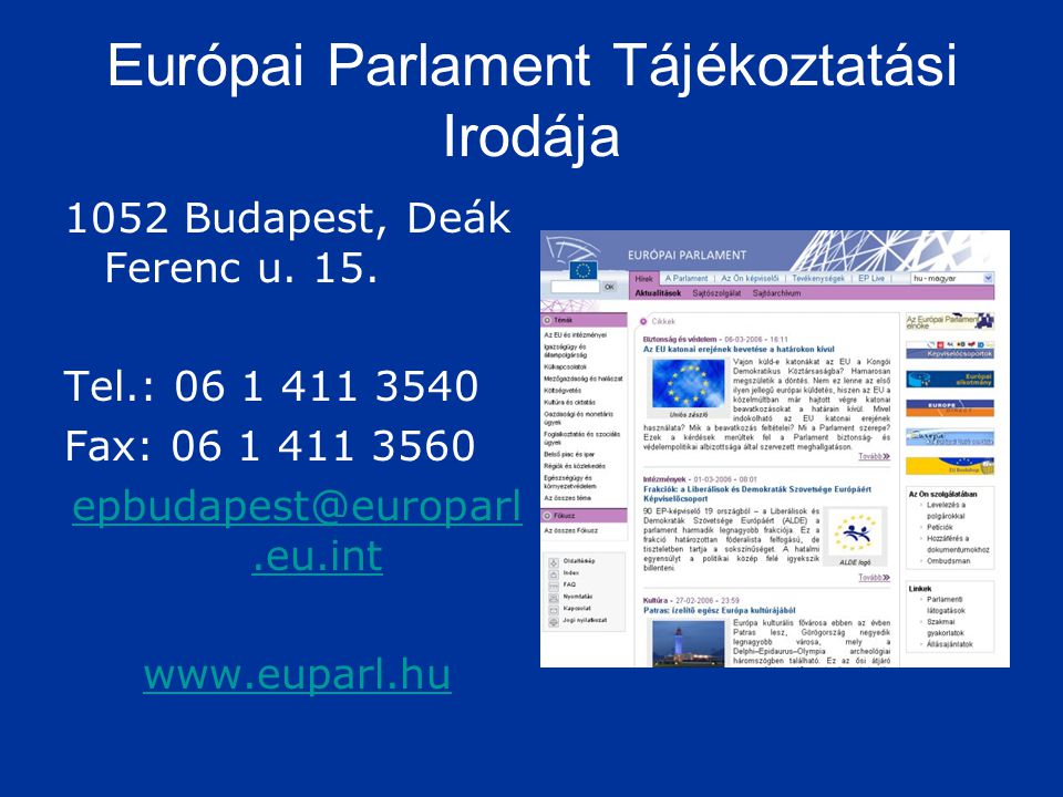 Európai Parlament Tájékoztatási Irodája