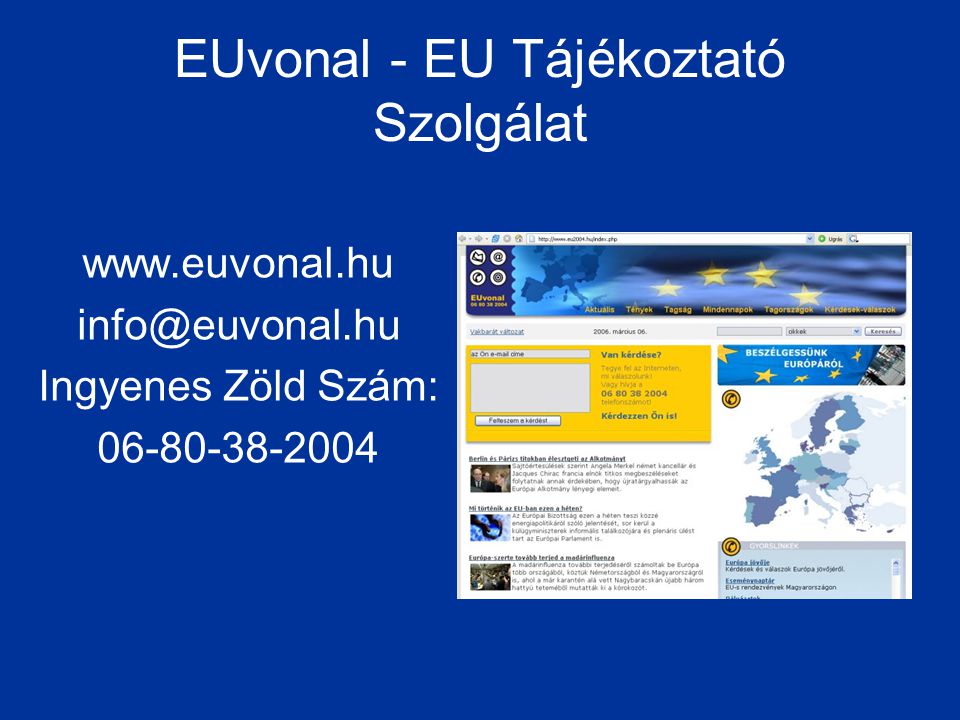 EUvonal - EU Tájékoztató Szolgálat