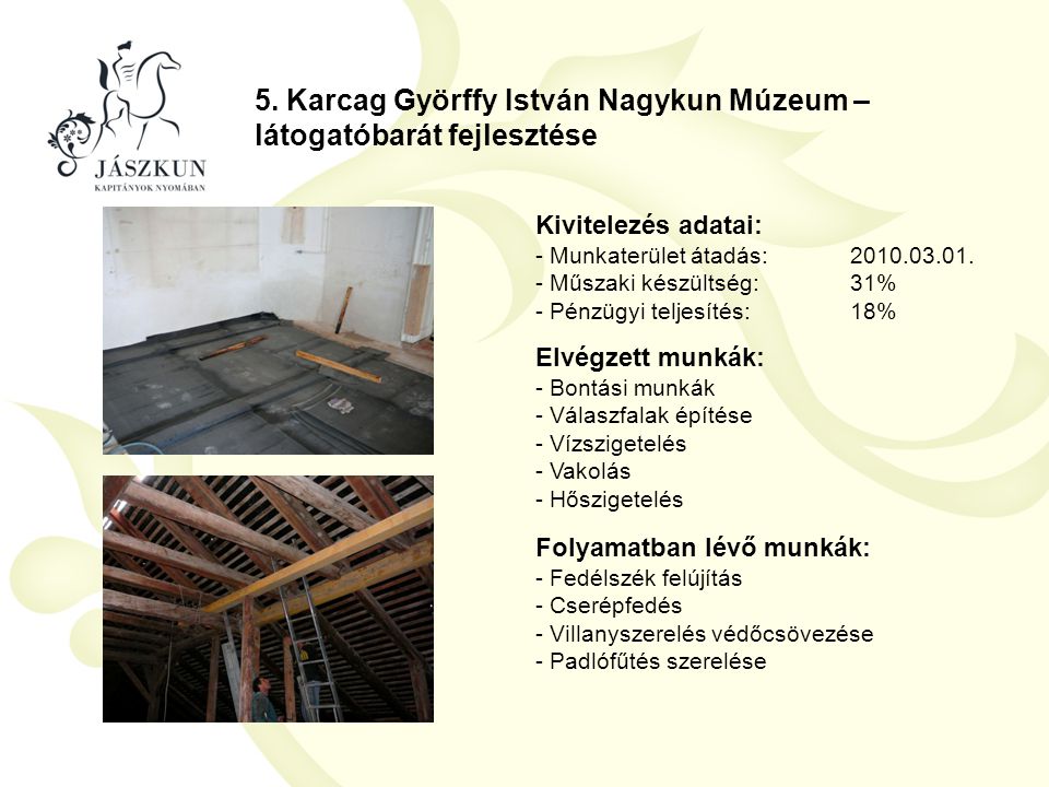 5. Karcag Györffy István Nagykun Múzeum – látogatóbarát fejlesztése
