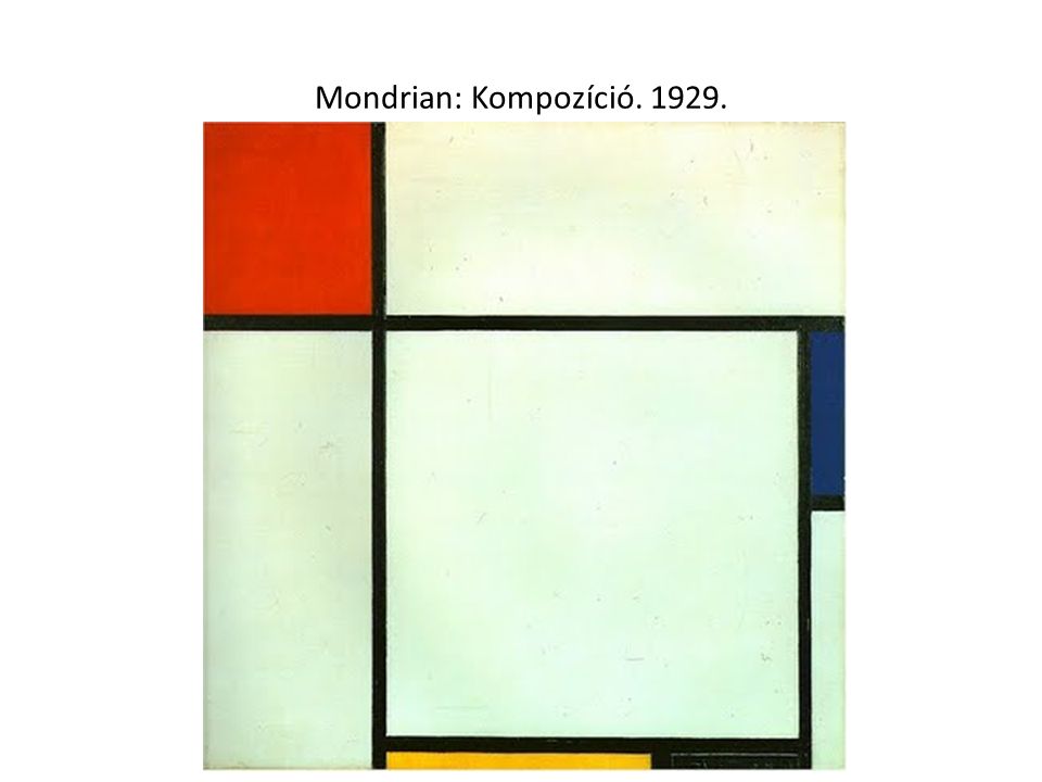 Mondrian: Kompozíció