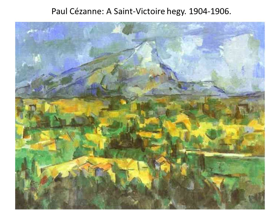Paul Cézanne: A Saint-Victoire hegy