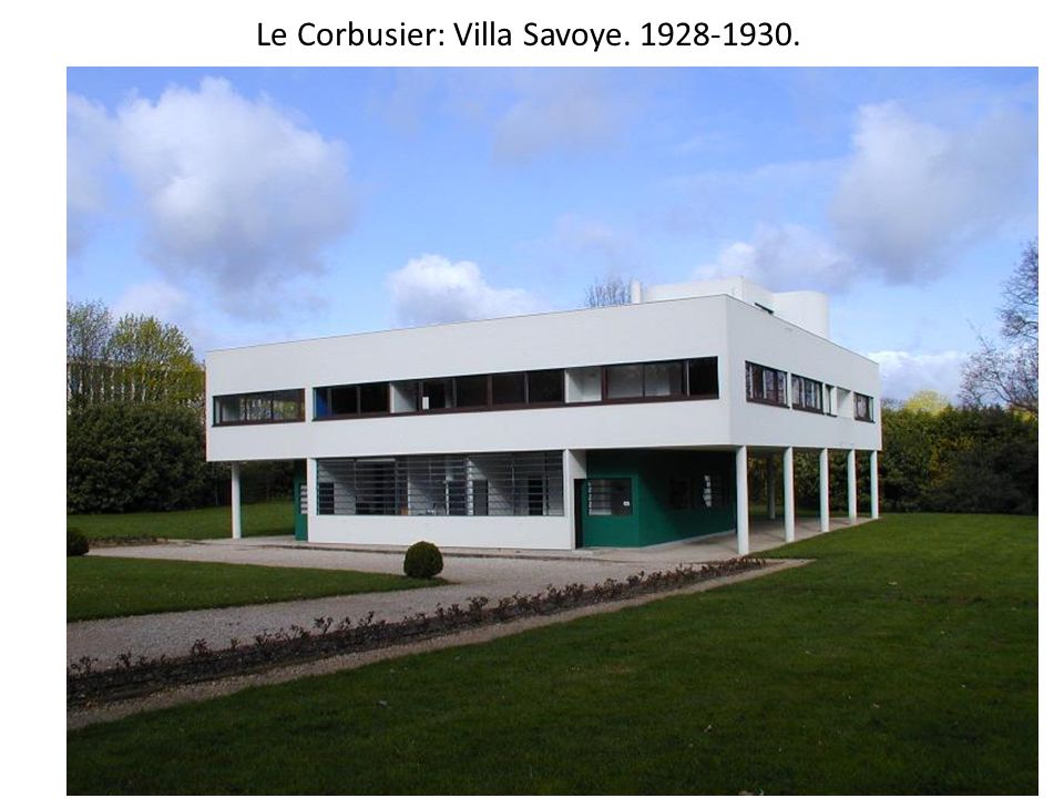 Le Corbusier: Villa Savoye