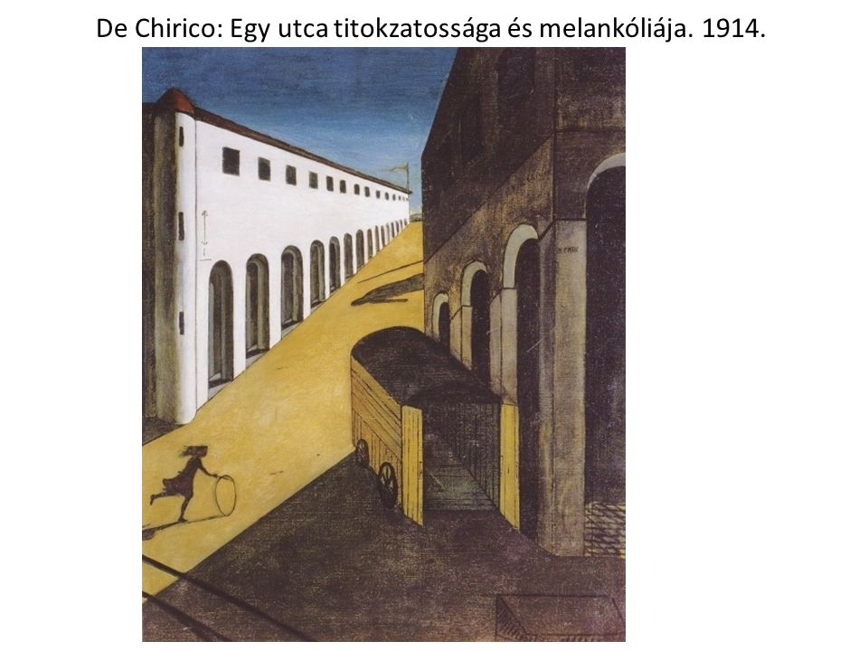 De Chirico: Egy utca titokzatossága és melankóliája
