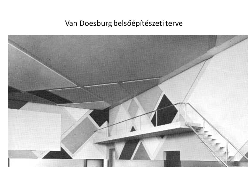 Van Doesburg belsőépítészeti terve