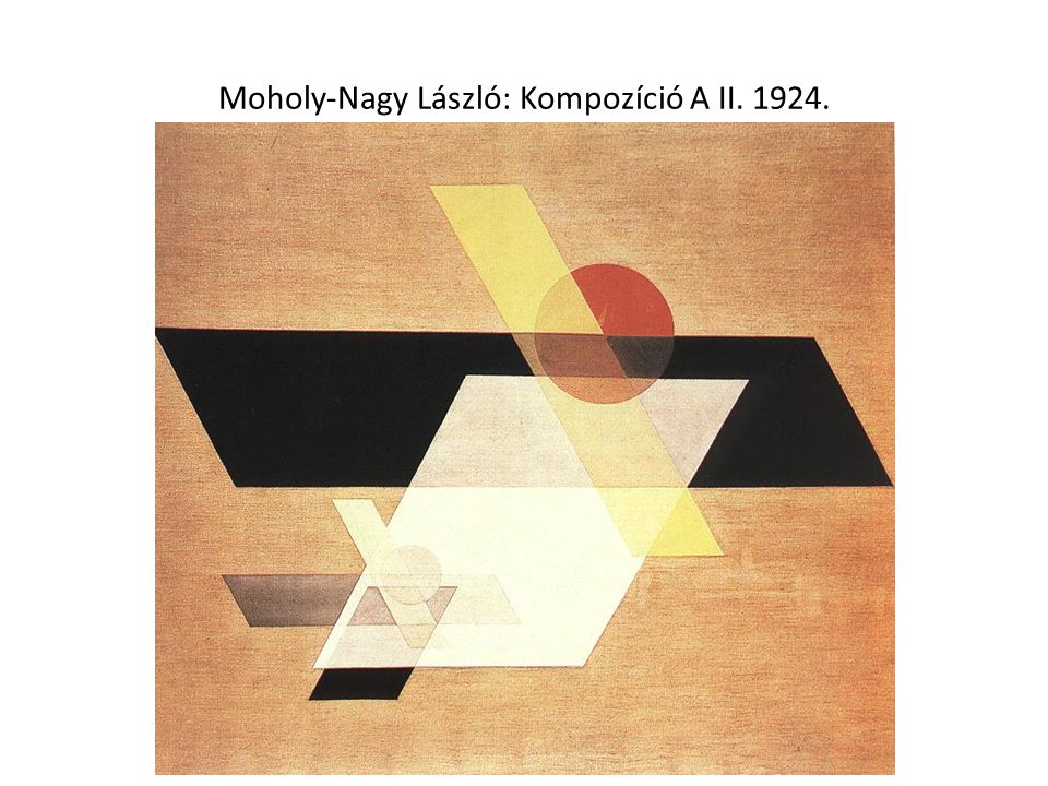 Moholy-Nagy László: Kompozíció A II