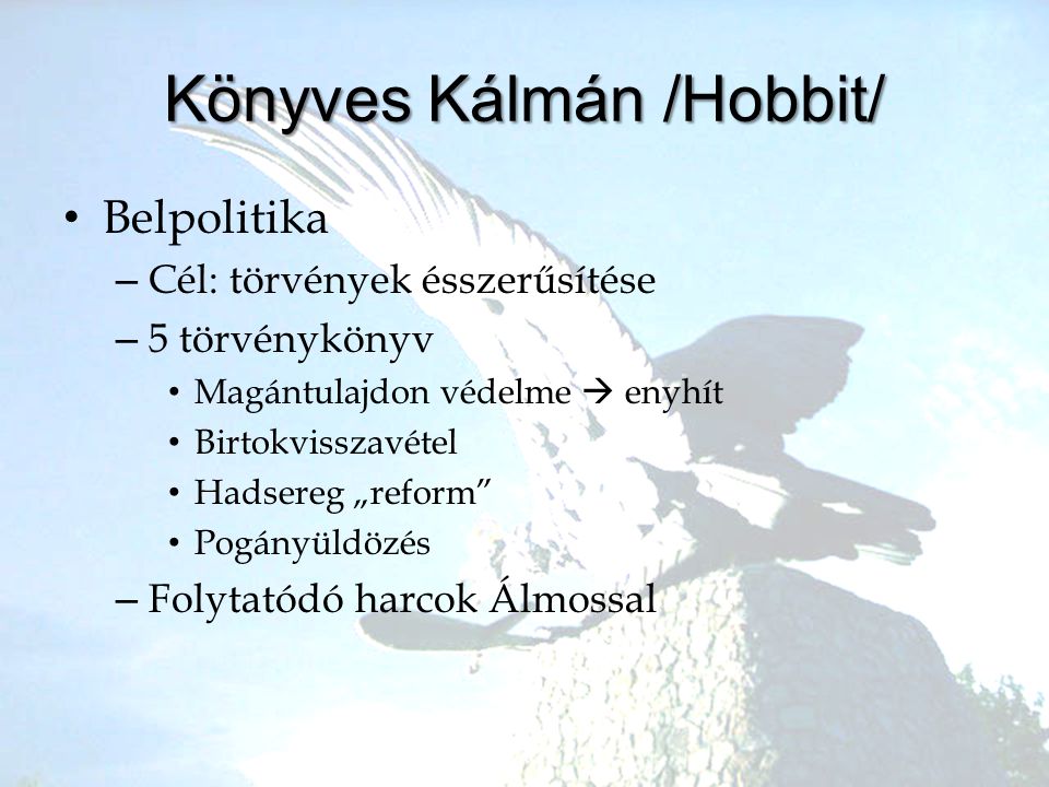 Könyves Kálmán /Hobbit/