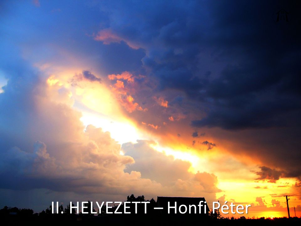 II. HELYEZETT – Honfi Péter