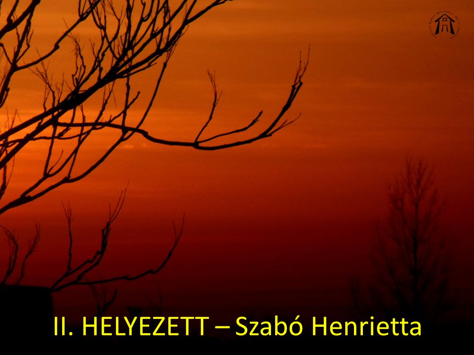 II. HELYEZETT – Szabó Henrietta