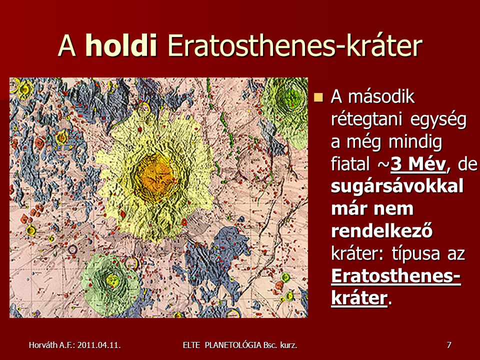 A holdi Eratosthenes-kráter