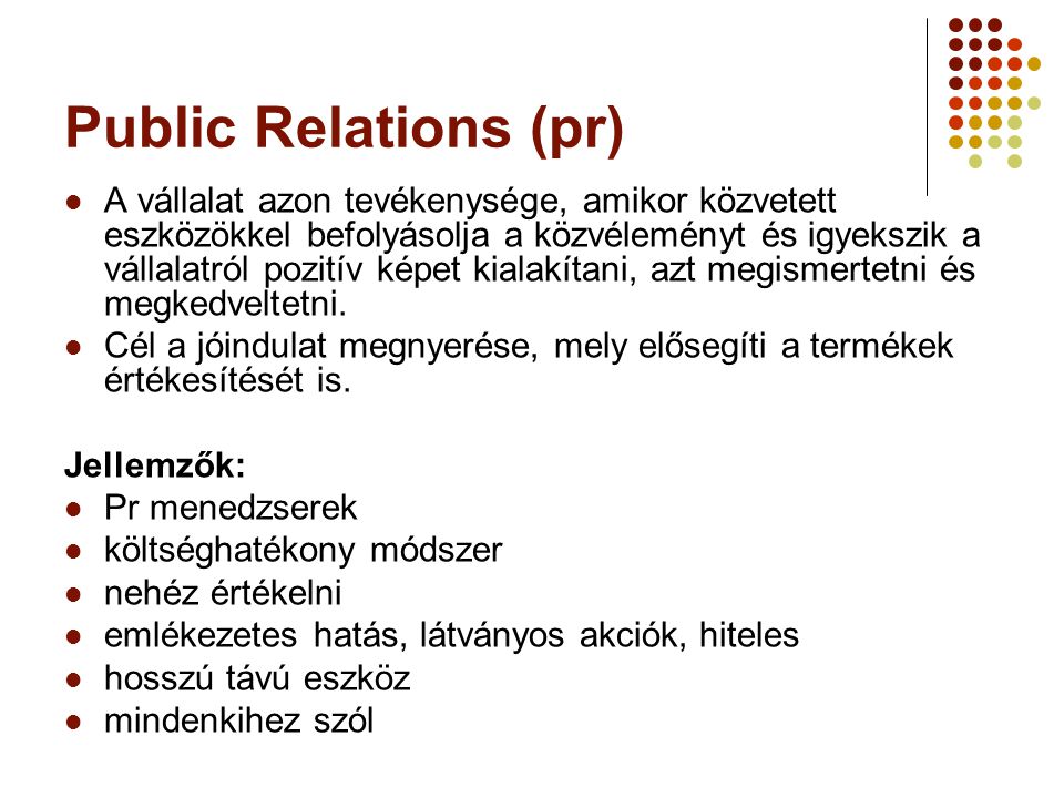Public Relations (pr)