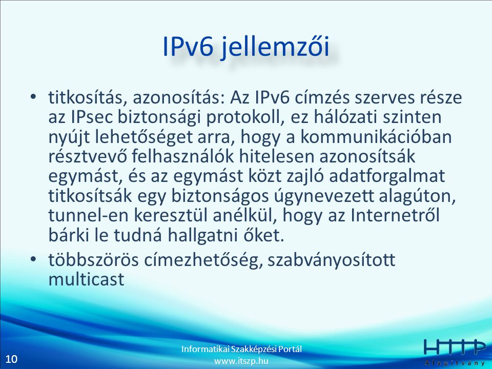IPv6 jellemzői