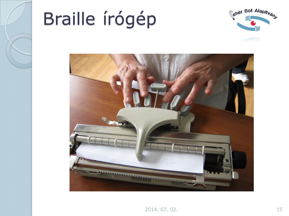 Braille írógép
