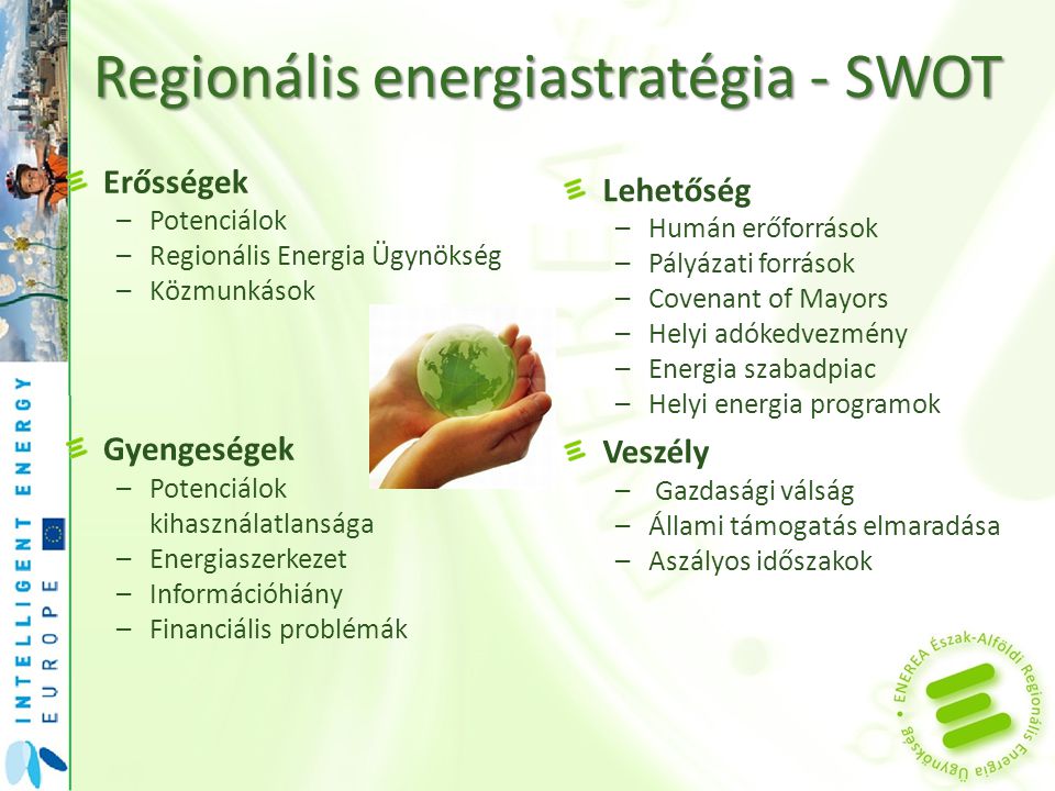 Regionális energiastratégia - SWOT