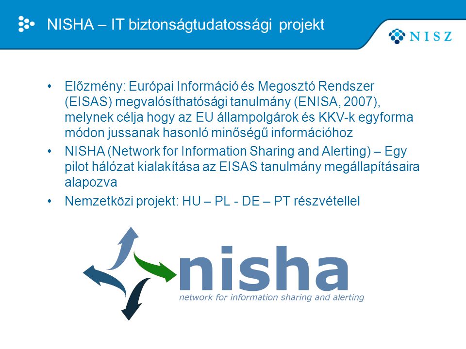 NISHA – IT biztonságtudatossági projekt