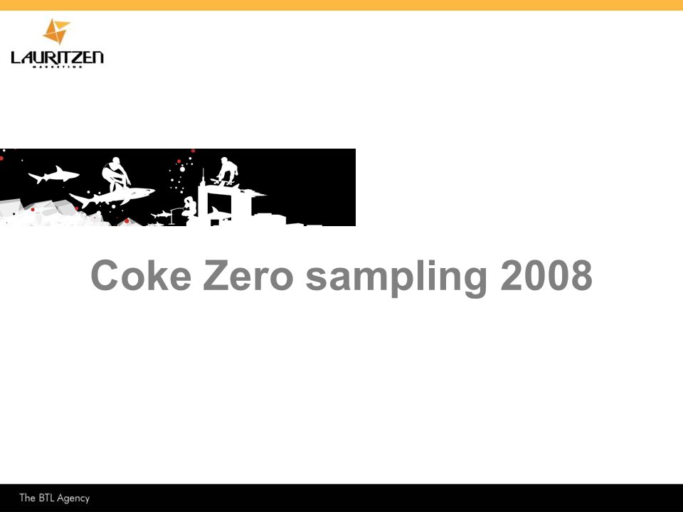 Coke Zero sampling