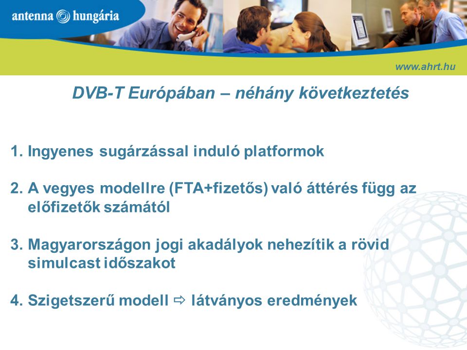 DVB-T Európában – néhány következtetés