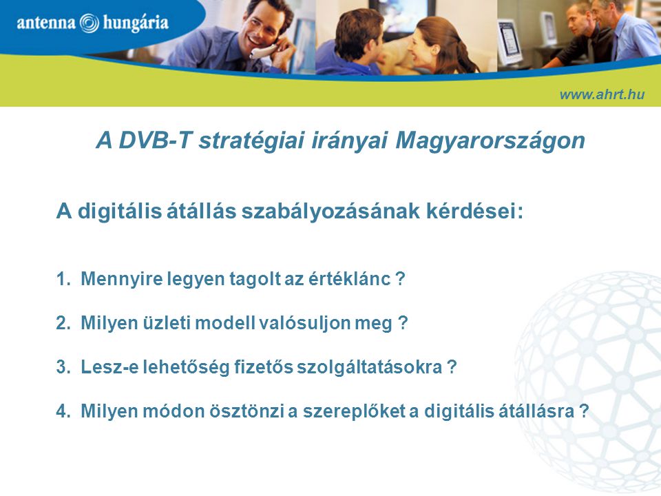 A DVB-T stratégiai irányai Magyarországon