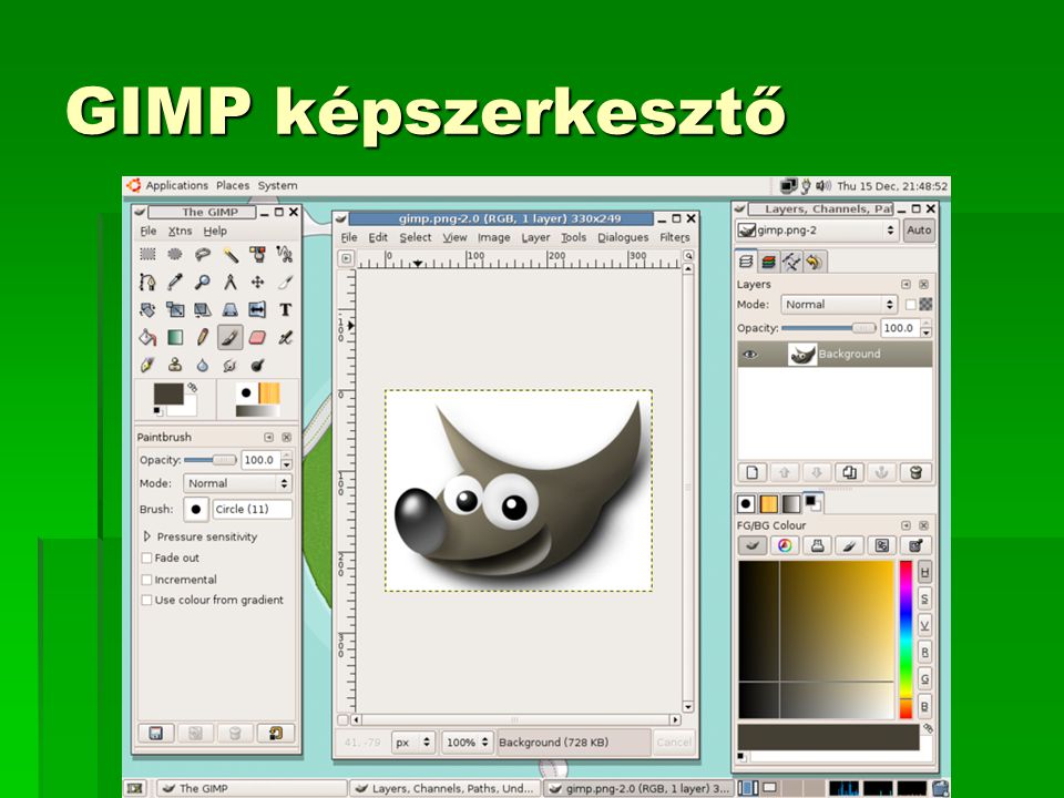 GIMP képszerkesztő