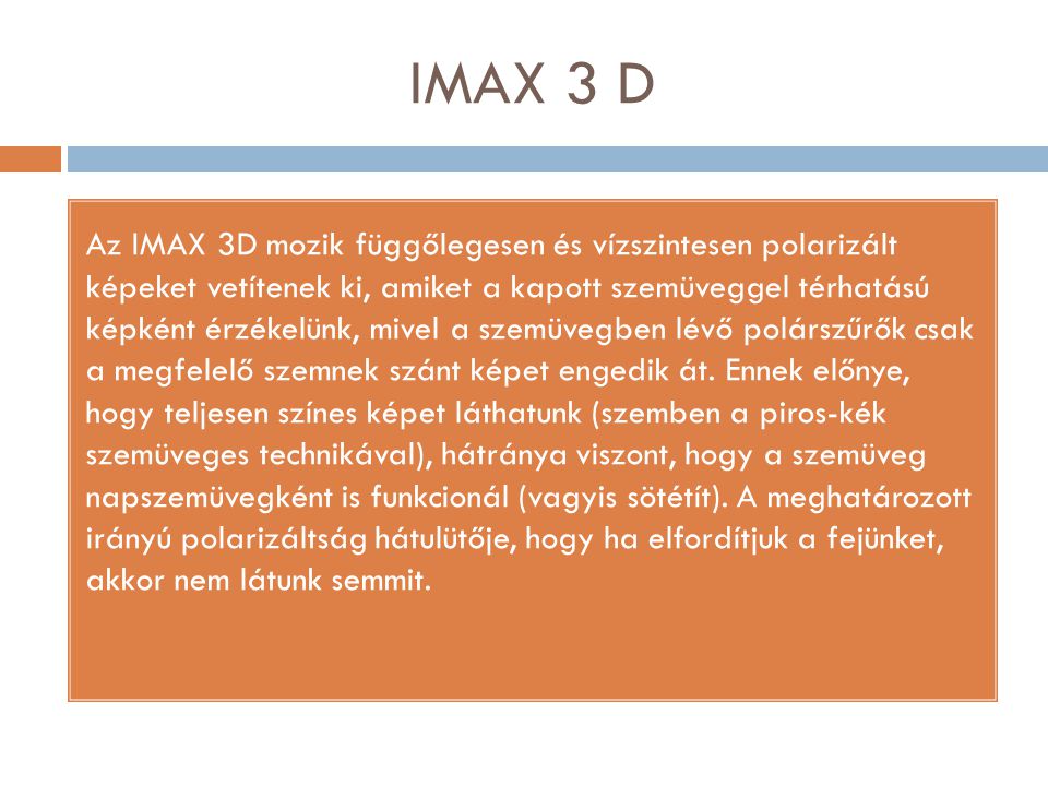 IMAX 3 D