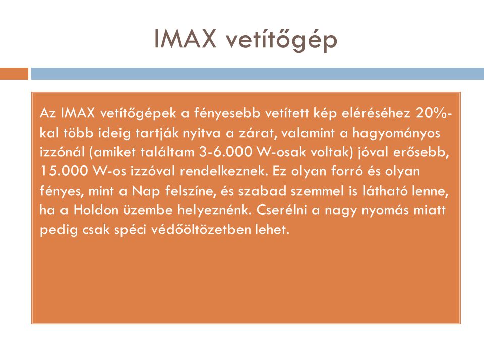 IMAX vetítőgép