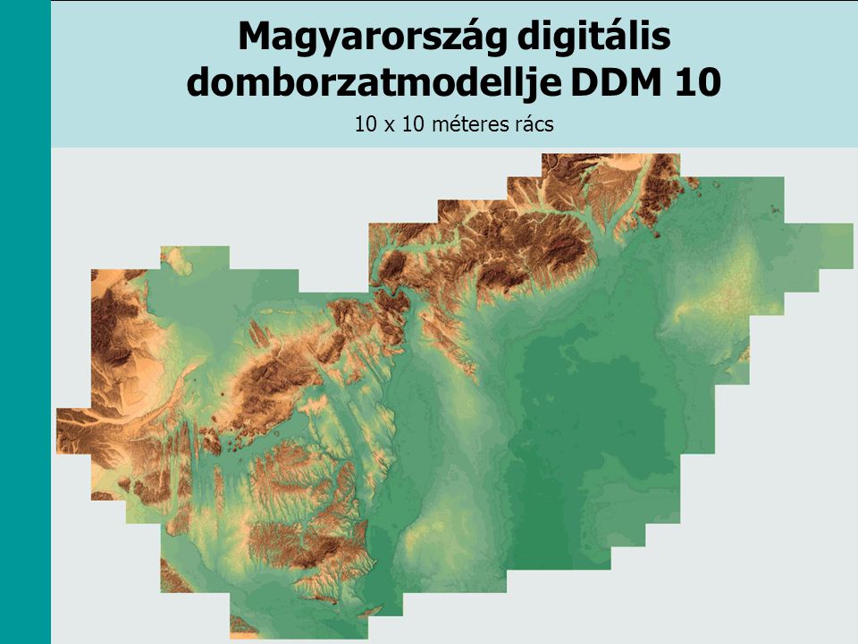 Magyarország digitális domborzatmodellje DDM 10