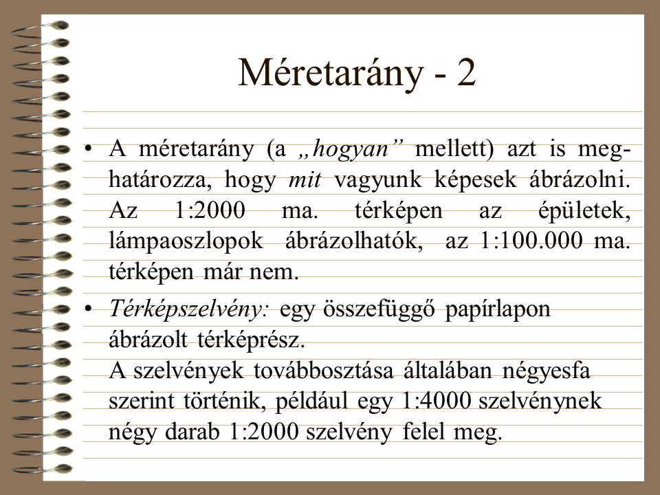 Méretarány - 2