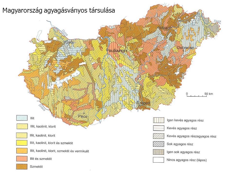 Magyarország agyagásványos társulása