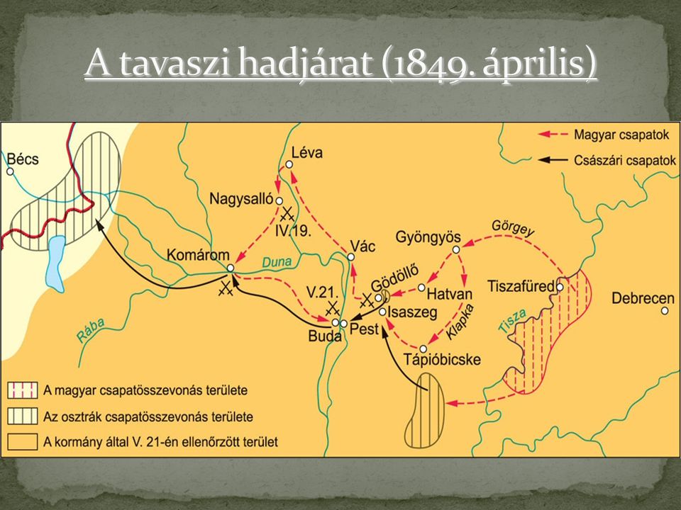 A tavaszi hadjárat (1849. április)