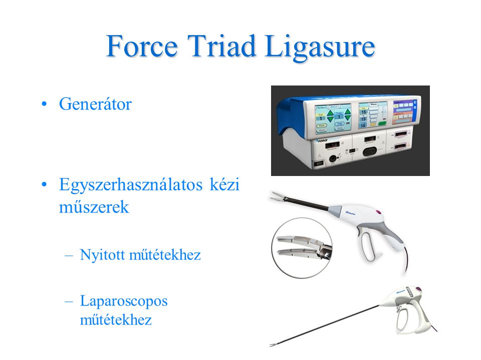 Force Triad Ligasure Generátor Egyszerhasználatos kézi műszerek