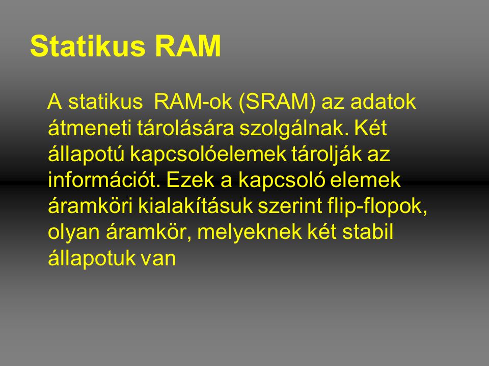 Statikus RAM
