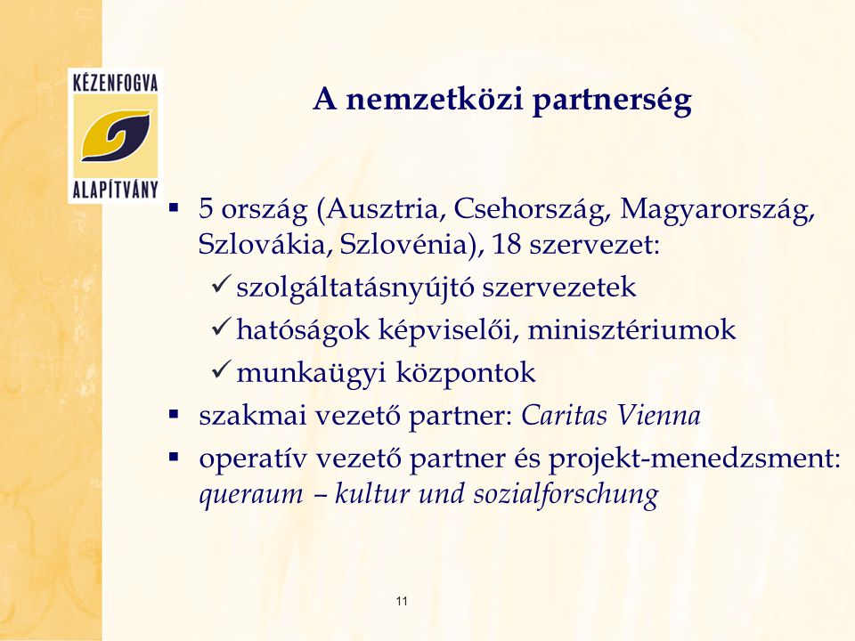 A nemzetközi partnerség
