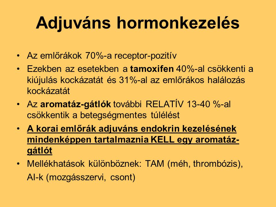 Adjuváns hormonkezelés