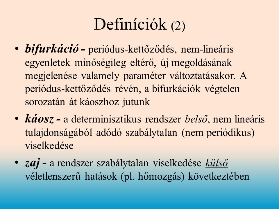 Definíciók (2)