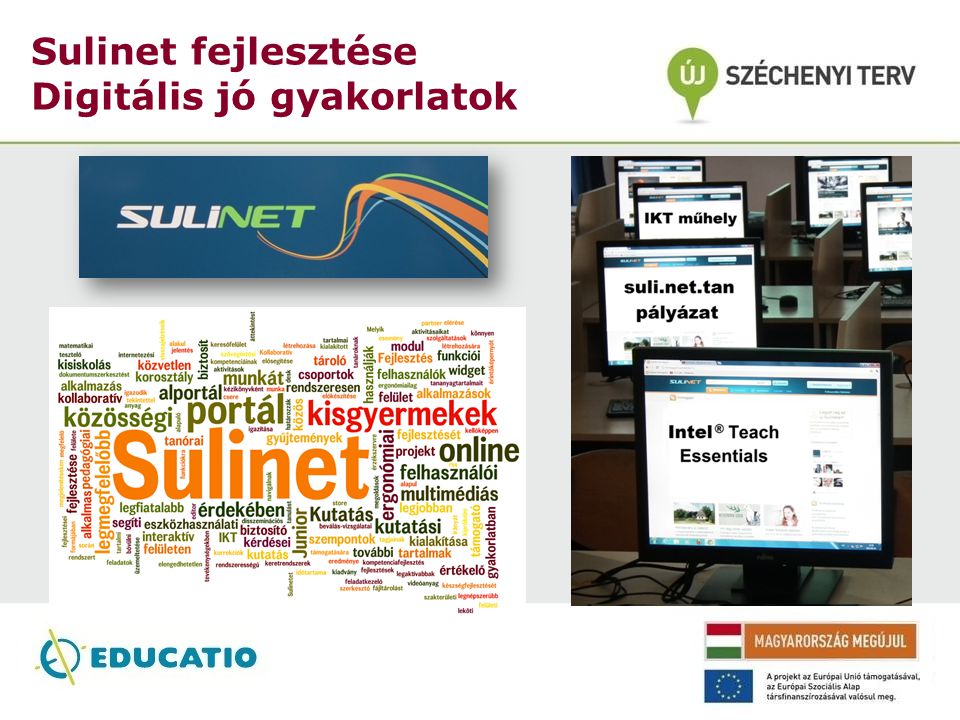 Sulinet fejlesztése Digitális jó gyakorlatok