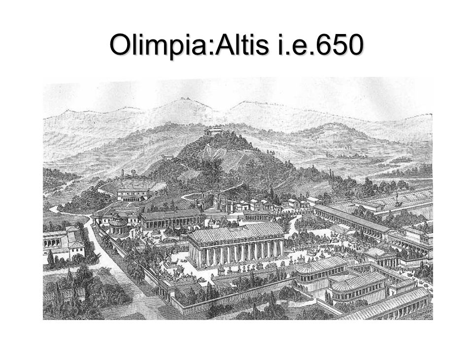 Olimpia:Altis i.e.650