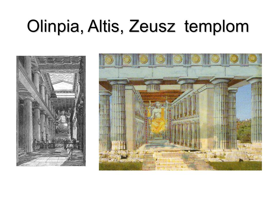 Olinpia, Altis, Zeusz templom